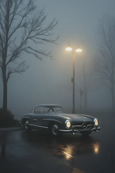 Porsche 356 #1 Mercedes 300 SL #1