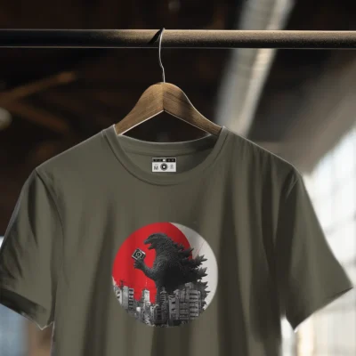 TSHIRTS Camiseta motivo fotográfico Godzilla 2. 100% algodón.